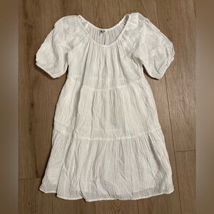 Old Navy White Short Sleeve Dress